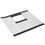 FRANKE PKG17-36RM 15.0-in.  x 13.8-in. Stainless Steel Bottom Roller Mat for Peak PKG160 Sinks In Stainless Steel