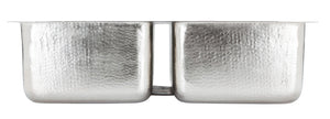 Thompson Traders Villa Hammered Stainless Steel Double Bowl Villa KDU-3120HSS Stainless Steel
(Hammered)