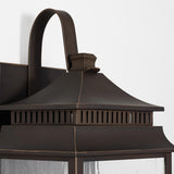 Capital Lighting 936931OZ Sutter Creek 3 Light Outdoor Wall Lantern Oiled Bronze