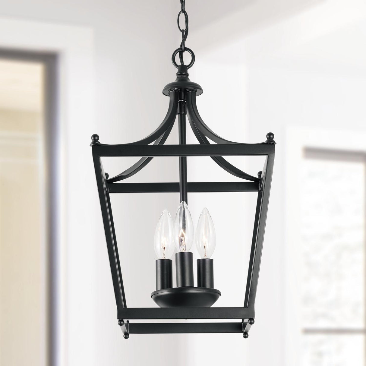 Capital Lighting 4036MB Stanton 3 Light Foyer Matte Black