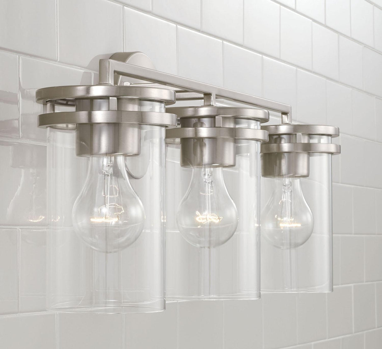 Capital Lighting 148731BN-539 Fuller 3 Light Vanity Brushed Nickel