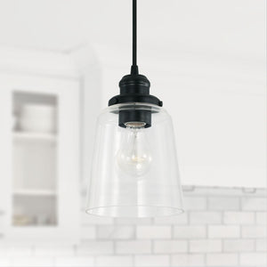 Capital Lighting 3718MB-135 Fallon 1 Light Pendant Matte Black
