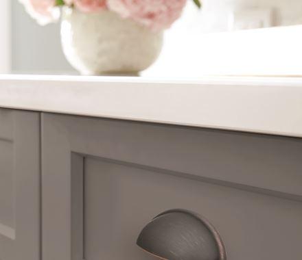 Amerock Cabinet Cup Pull Oil Rubbed Bronze 3 inch (76 mm) Center-to-Center Ravino 1 Pack Drawer Pull Drawer Handle Cabinet Hardware
