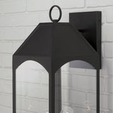 Capital Lighting 946341BK Burton 4 Light Outdoor Wall Lantern Black