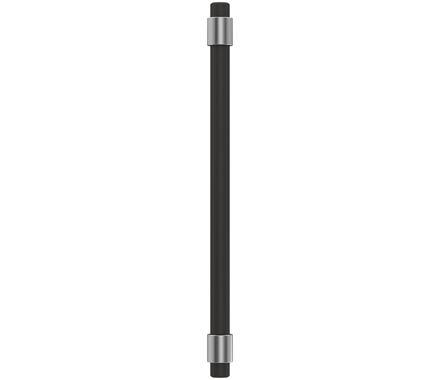 Amerock Cabinet Pull Polished Chrome/Matte Black 6-5/16 inch (160 mm) Center-to-Center Mergence 1 Pack Drawer Pull Cabinet Handle Cabinet Hardware
