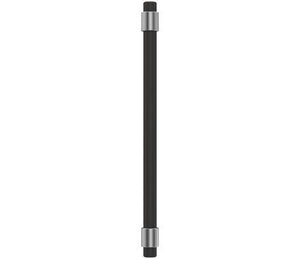 Amerock Cabinet Pull Polished Chrome/Matte Black 6-5/16 inch (160 mm) Center-to-Center Mergence 1 Pack Drawer Pull Cabinet Handle Cabinet Hardware
