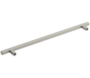 Amerock Cabinet Pull Satin Nickel 10-1/16 inch (256 mm) Center-to-Center Caliber 1 Pack Drawer Pull Cabinet Handle Cabinet Hardware