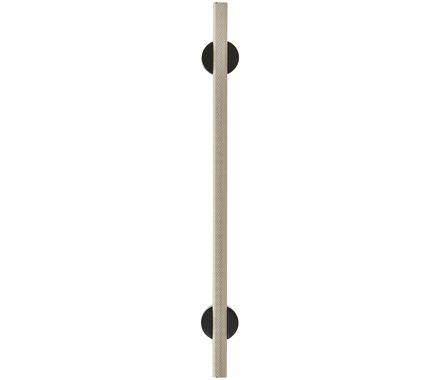 Amerock Cabinet Pull Matte Black/Silver Champagne 7-9/16 inch (192 mm) Center to Center Transcendent 1 Pack Drawer Pull Drawer Handle Cabinet Hardware