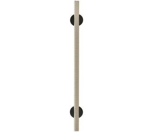 Amerock Cabinet Pull Matte Black/Silver Champagne 7-9/16 inch (192 mm) Center to Center Transcendent 1 Pack Drawer Pull Drawer Handle Cabinet Hardware
