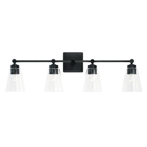 Capital Lighting 121841MB-432 Rory 4 Light Vanity Matte Black