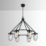 Capital Lighting 934261BK Corbin 6-Light Chandelier Black