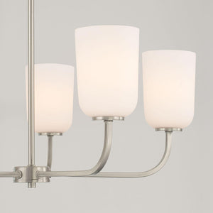 Capital Lighting 448851BN-542 Lawson 5 Light Chandelier Brushed Nickel