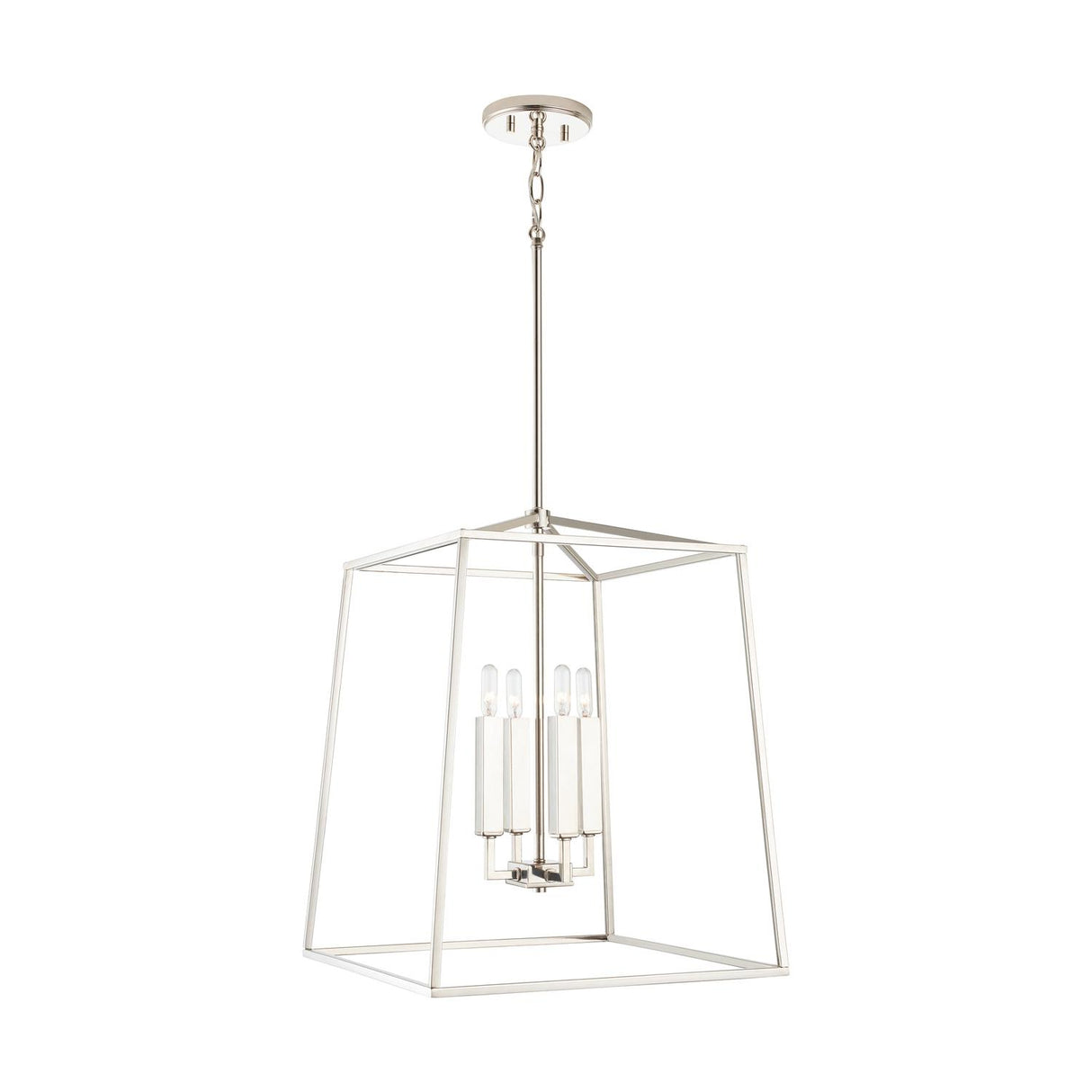 Capital Lighting 537642PN Thea 4 Light Foyer Polished Nickel