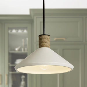 Capital Lighting 340613PW Destin 1 Light Pendant Dark Pewter