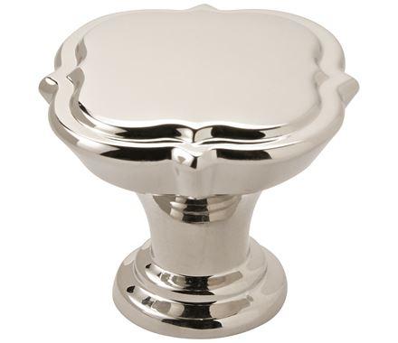Amerock Cabinet Knob Polished Nickel 1-3/8 inch (35 mm) Diameter Grace Revitalize 1 Pack Drawer Knob Cabinet Hardware