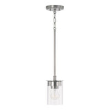 Capital Lighting 246811BN-532 Mason 1 Light Semi-Flush Brushed Nickel