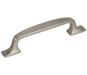 Amerock Cabinet Pull Satin Nickel 3-3/4 inch (96 mm) Center to Center Highland Ridge 1 Pack Drawer Pull Drawer Handle Cabinet Hardware