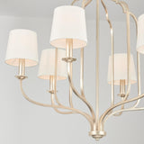 Capital Lighting 438761WG-698 Ophelia 6 Light Chandelier Winter Gold