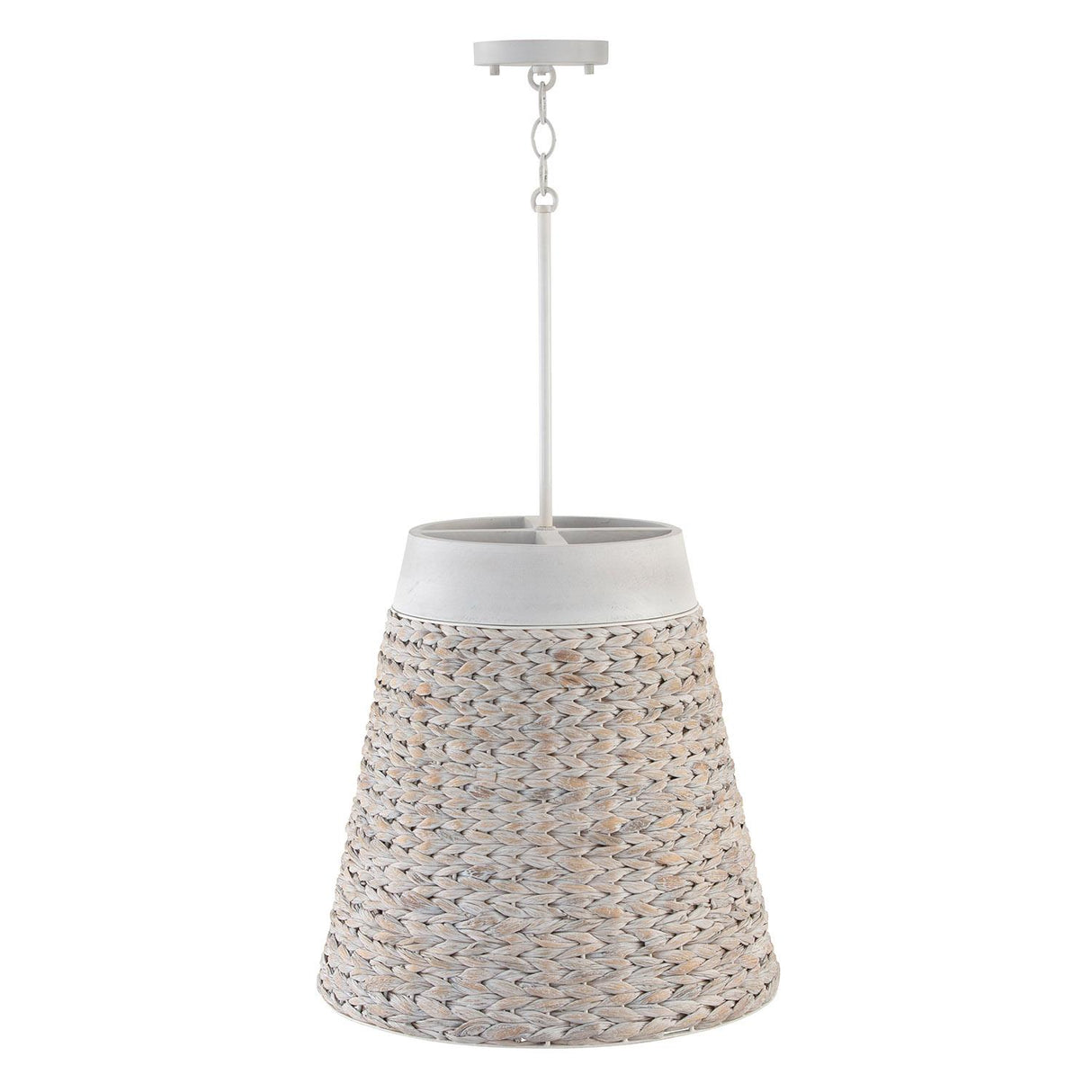 Capital Lighting 343941HW Tallulah 4 Light Pendant Chalk Wash