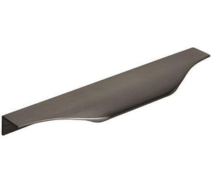 Amerock Cabinet Edge Pull Black Chrome 6-9/16 inch (167 mm) Center to Center Aloft 1 Pack Drawer Pull Drawer Handle Cabinet Hardware