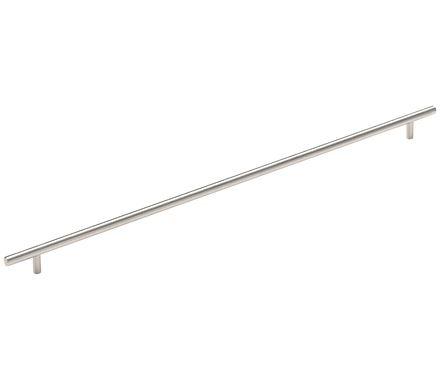 Amerock Cabinet Pull Stainless Steel 21-7/16 inch (544 mm) Center to Center Bar Pulls 1 Pack Drawer Pull Drawer Handle Cabinet Hardware