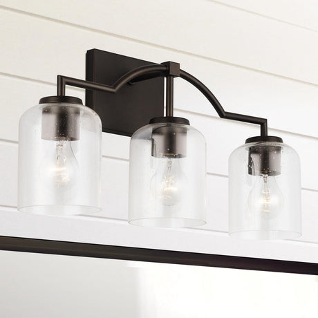 Capital Lighting 139331BZ-500 Carter 3 Light Vanity Bronze
