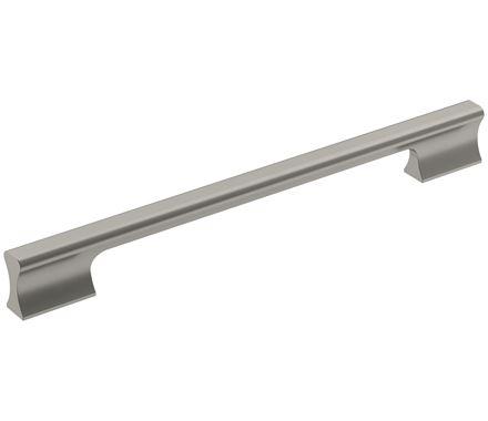 Amerock Cabinet Pull Satin Nickel 8-13/16 inch (224 mm) Center-to-Center Status 1 Pack Drawer Pull Cabinet Handle Cabinet Hardware