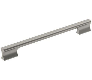 Amerock Cabinet Pull Satin Nickel 8-13/16 inch (224 mm) Center-to-Center Status 1 Pack Drawer Pull Cabinet Handle Cabinet Hardware