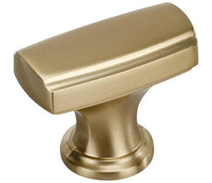 Amerock Cabinet Knob Golden Champagne 1-3/8 inch (35 mm) Length Highland Ridge 1 Pack Drawer Knob Cabinet Hardware