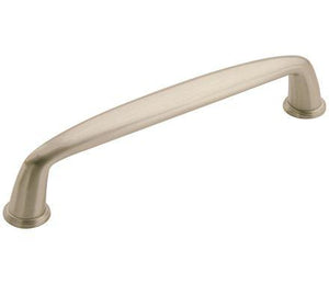 Amerock Cabinet Pull Satin Nickel 5-1/16 inch (128 mm) Center to Center Kane 1 Pack Drawer Pull Drawer Handle Cabinet Hardware