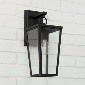 Capital Lighting 948111BK Elliott 1 Light Outdoor Wall Lantern Black