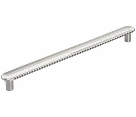 Amerock Cabinet Pull Polished Nickel 7-9/16 inch (192 mm) Center to Center Concentric 1 Pack Drawer Pull Drawer Handle Cabinet Hardware