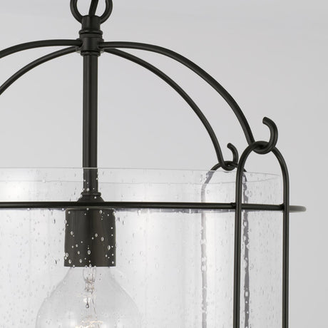 Capital Lighting 342912MB Harmon 1 Light Pendant Matte Black