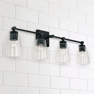 Capital Lighting 121841MB-432 Rory 4 Light Vanity Matte Black