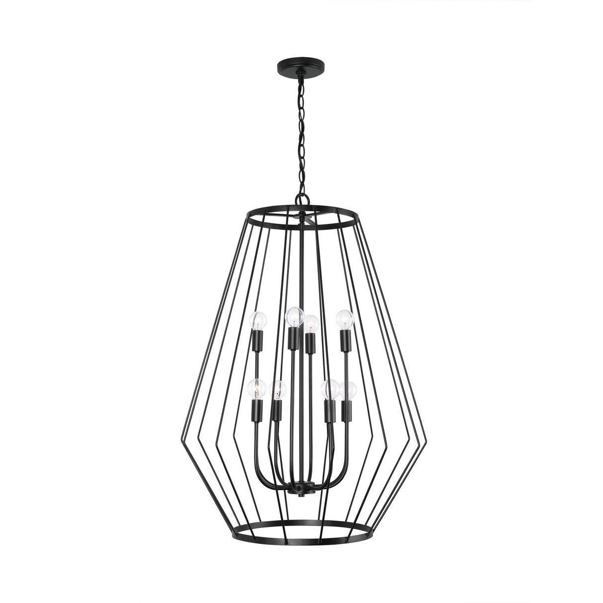 Capital Lighting 538881MB Corey 8 Light Foyer Matte Black
