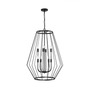 Capital Lighting 538881MB Corey 8 Light Foyer Matte Black