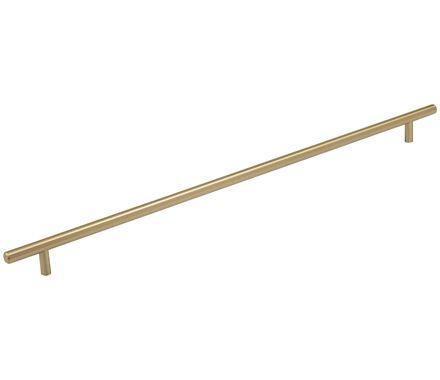Amerock Cabinet Pull Golden Champagne 18-7/8 inch (480 mm) Center to Center Bar Pulls 1 Pack Drawer Pull Drawer Handle Cabinet Hardware