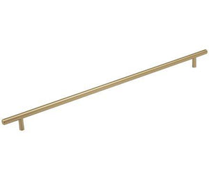 Amerock Cabinet Pull Golden Champagne 18-7/8 inch (480 mm) Center to Center Bar Pulls 1 Pack Drawer Pull Drawer Handle Cabinet Hardware