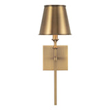 Capital Lighting 649711AD-708 Whitney 1 Light Sconce Aged Brass