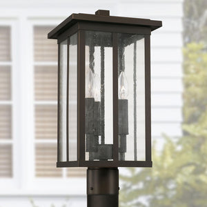 Capital Lighting 943835OZ Barrett 3 Light Outdoor Post Lantern Oiled Bronze