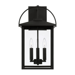 Capital Lighting 948031BK Bryson 3 Light Outdoor Wall Lantern Black