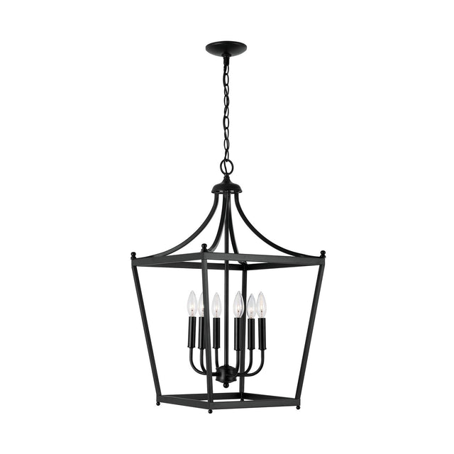 Capital Lighting 9552MB Stanton 6 Light Foyer Matte Black