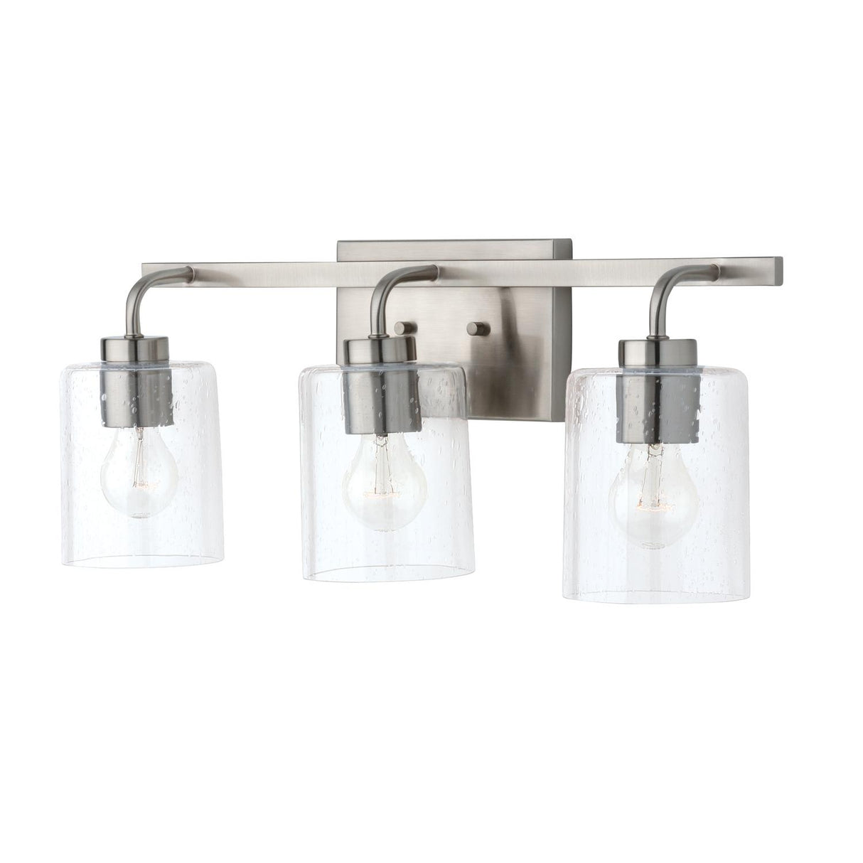 Capital Lighting 128531BN-449 Greyson 3 Light Vanity Brushed Nickel