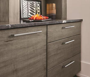 Amerock Cabinet Pull Polished Chrome 8-13/16 inch (224 mm) Center-to-Center Versa 1 Pack Drawer Pull Cabinet Handle Cabinet Hardware