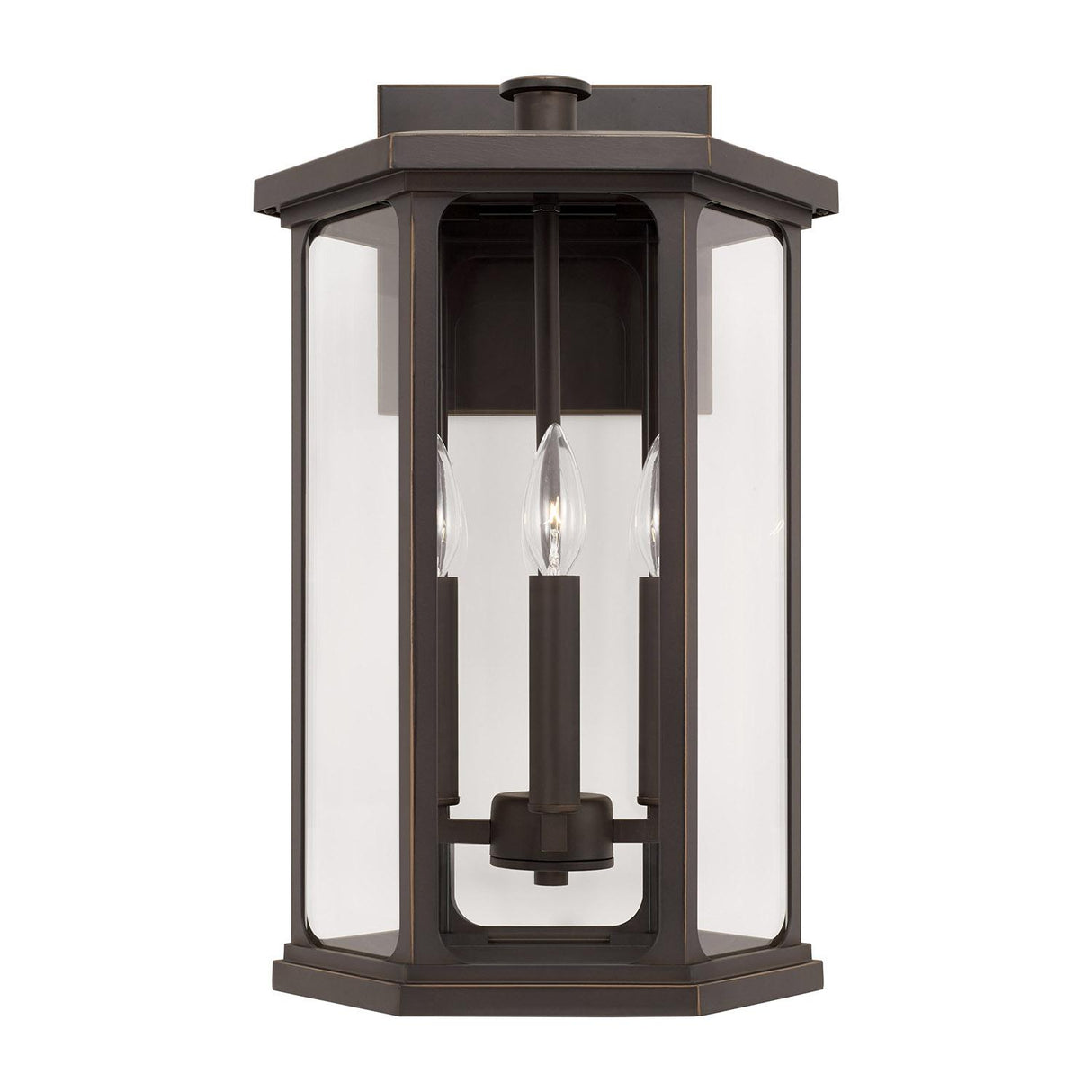 Capital Lighting 946641OZ Walton 4 Light Outdoor Wall Lantern Oiled Bronze