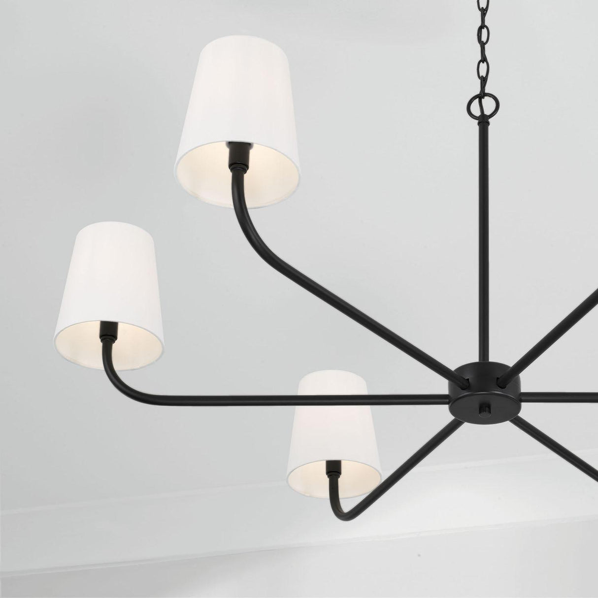 Capital Lighting 449461MB-706 Brody 6 Light Chandelier Matte Black