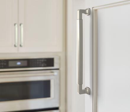 Amerock BP36890G10 Stature Cabinet Pull, 8-13/16 in (224 mm) Center-to-Center, Satin Nickel