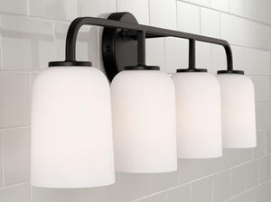 Capital Lighting 148841MB-542 Lawson 4 Light Vanity Matte Black