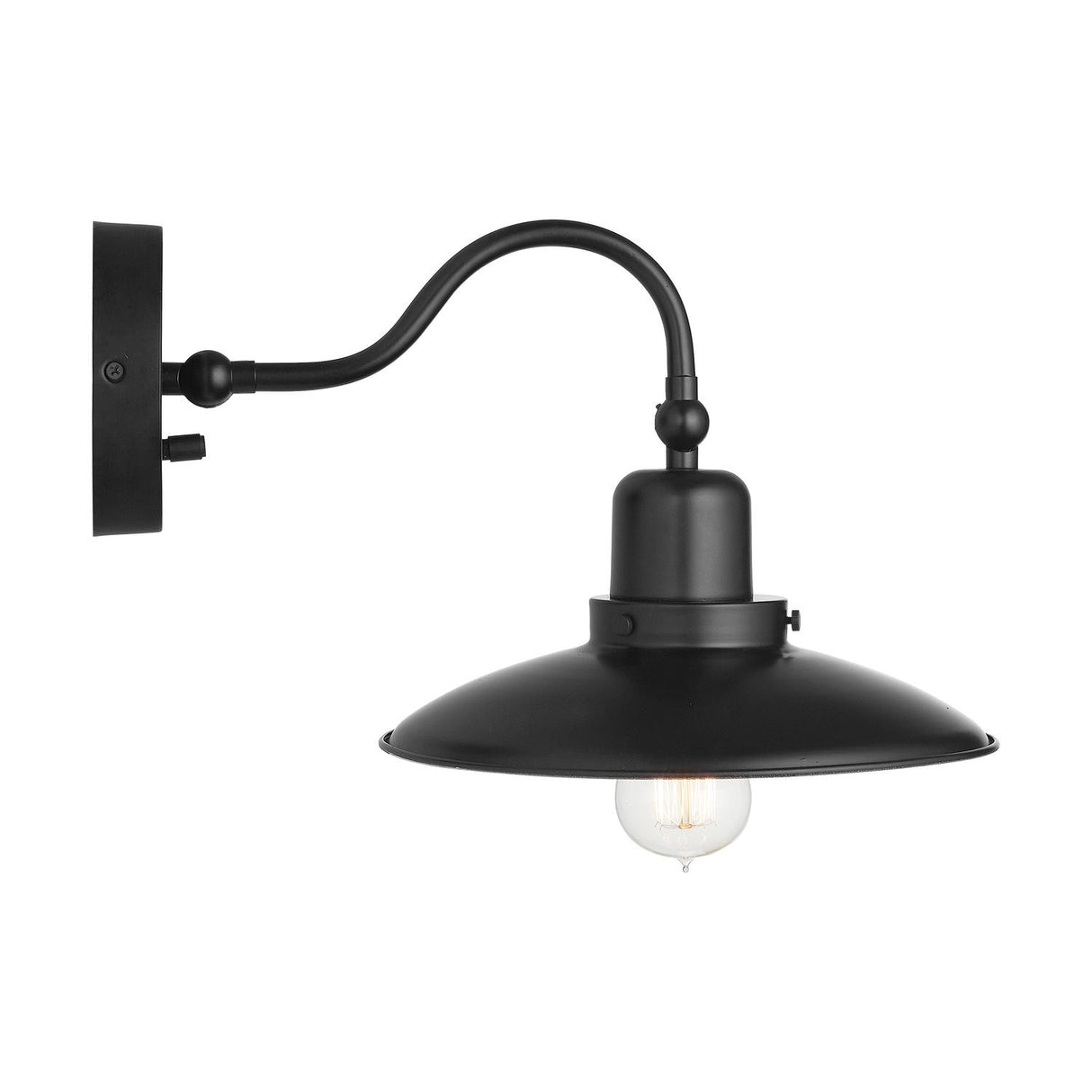 Capital Lighting 634811MB Dewitt 1 Light Sconce Matte Black