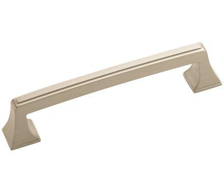 Amerock Cabinet Pull Satin Nickel 5-1/16 inch (128 mm) Center to Center Mulholland 1 Pack Drawer Pull Drawer Handle Cabinet Hardware